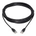 Tripp Lite N261-S15-BK Cat6a 10G Snagless Molded Slim UTP Ethernet Cable (RJ45 M/M), Black, 15 ft. (4.57 m)