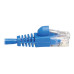 Tripp Lite N261-S20-BL Cat6a 10G Snagless Molded Slim UTP Ethernet Cable (RJ45 M/M), Blue, 20 ft. (6.09 m)