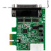 StarTech.com 4-port PCI Express RS232 Serial Adapter Card - PCIe RS232 Serial Host Controller Card - PCIe to Serial DB9 - 16950 UART - Low Profile Expansion Card - Windows/Linux