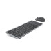 DELL KM7120W keyboard Mouse included RF Wireless + Bluetooth English Grey, Titanium