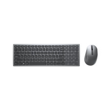 DELL KM7120W keyboard Mouse included RF Wireless + Bluetooth English Grey, Titanium