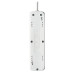 Tripp Lite PS3F15 3-Outlet Power Strip - French Type E Outlets, 220-250V AC, 16A, 1.5 m Cord, Type E Plug, White
