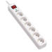 Tripp Lite TLP6G18 6-Outlet Surge Protector - German Type F Schuko Outlets, 220-250V AC, 16A, 1.8 m Cord, Schuko Plug, White