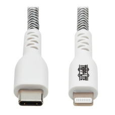 Tripp Lite M102-006-HD Heavy-Duty USB-C to Lightning Sync/Charge Cable, MFi Certified - M/M, USB 2.0, 6 ft. (1.83 m)