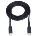 Tripp Lite U040-006-C-FL USB-C Flat Cable (M/M), USB 2.0, Black, 6 ft. (1.83 m)