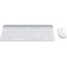 Logitech Slim Wireless Combo MK470 keyboard Mouse included RF Wireless White
