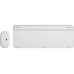 Logitech Slim Wireless Combo MK470 keyboard Mouse included RF Wireless White