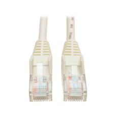 Tripp Lite N001-050-WH Cat5e 350 MHz Snagless Molded (UTP) Ethernet Cable (RJ45 M/M), PoE - White, 50 ft. (15.24 m)