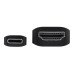 Tripp Lite U444-006-HBE USB-C to HDMI Adapter Cable (M/M), 4K, 4:4:4, Thunderbolt 3 Compatible, Black, 6 ft. (1.8 m)