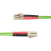 StarTech.com 15m (50ft) LC to LC (UPC) OM5 Multimode Fiber Optic Cable, 50/125µm Duplex LOMMF Zipcord, VCSEL, 40G/100G, Bend Insensitive, Low Insertion Loss, LSZH Fiber Patch Cord