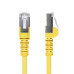StarTech.com 1ft Yellow CAT6a Ethernet Cable, Snagless RJ45, 10GbE, 100W PoE++, S/FTP, LSZH, 27AWG Pure Bare Copper Wire, 500MHz, Shielded Network Patch Cord w/Strain Reliefs, Fluke Tested/ETL Verified