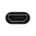 Tripp Lite U444-F5N-HDR USB-C to HDMI Flat Adapter Cable (M/F), 4K 60 Hz, HDR, Thunderbolt 3 Compatible, Black, 5 in. (12.7 cm)
