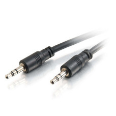 C2G 15ft CMG-Rated 3.5mm Stereo With Low Profile Connectors audio cable 4.57 m Black