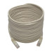 Tripp Lite N002-025-WH Cat5e 350 MHz Molded (UTP) Ethernet Cable (RJ45 M/M), PoE - White, 25 ft. (7.62 m)