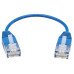 Tripp Lite N200-UR6N-BL Cat6 Gigabit Molded Ultra-Slim UTP Ethernet Cable (RJ45 M/M), Blue, 6-in. (15.24 cm)