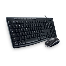 Logitech MK200 keyboard Mouse included USB Black