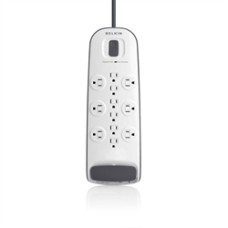 Belkin BV112230-08 surge protector Black, White 12 AC outlet(s) 125 V 2.44 m