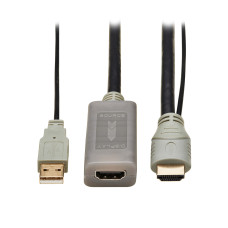 Tripp Lite P569-020-MF-ACT HDMI Extension Cable with Active Repeater (M/F), 4K 60 Hz, HDR, 4:4:4, HDCP 2.2, 20 ft. (6.1 m), TAA