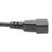 Tripp Lite P014-06N Laptop Power Adapter Cord, C14 to C5 Adapter - 2.5A, 250V, 18 AWG, 6 in., Black
