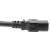Tripp Lite P036-006-2C19 Power Extension Cord/Splitter, 2 x C19 to C20 Y Splitter - Heavy-Duty, 20A, 250V, 12 AWG, 6 ft. (1.83 m), Black