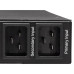 Tripp Lite PDUMH20HVATNET 3.8kW Single-Phase Switched Automatic Transfer Switch PDU, Two 200-240V C20 Inlets, 8 C13 & 2 C19 Outputs, 1U, TAA