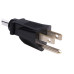 StarTech.com 10ft (3m) Computer Power Cord, 18AWG, NEMA 5-15P to Right Angle C13, 10A 125V, Black Replacement AC Power Cord, Printer Power Cord, PC Power Supply Cable, Monitor Power Cable - UL Listed