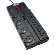 Tripp Lite Protect It! 12-Outlet Surge Protector, 8-ft. Cord, 2160 Joules, Tel/Modem Protection