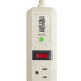 Tripp Lite Protect It! 7-Outlet Surge Protector 4-ft. Cord, 1080 Joules, 1 Diagnostic LED, Light Gray Housing