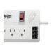 Tripp Lite TLP808TELTAA surge protector White 8 AC outlet(s) 120 V 2.4 m