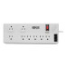 Tripp Lite TLP808TELTAA surge protector White 8 AC outlet(s) 120 V 2.4 m
