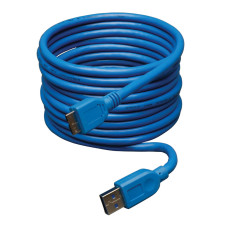 Tripp Lite U326-010 USB 3.0 SuperSpeed Device Cable (A to Micro-B M/M), Blue, 10 ft. (3.05 m)