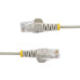 StarTech.com 1 ft. CAT6 Ethernet Cable - Slim - Snagless RJ45 Connectors - Gray