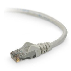 Belkin CAT6 Snagless 12 ft networking cable Grey 3.66 m