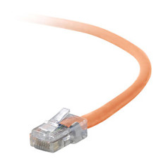 Belkin RJ45 CAT5e Patch Cable 2 ft networking cable Orange 0.61 m