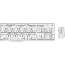 Logitech MK295 keyboard Mouse included RF Wireless White