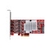StarTech.com 4-Port USB Type-C PCIe Card, USB 3.2 10Gbps, USB-C PCI Express Expansion Card, 4x Independent USB Controllers, Windows/Linux/macOS, TAA-Compliant