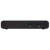 Tripp Lite B003-HC2-DOCK1 2-Port USB-C KVM Dock - 4K HDMI, USB 3.2 Gen 1, USB-A Hub, Remote Selector, 85W PD Charging, Black