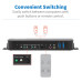 Tripp Lite B005-HUA2-K 2-Port HDMI/USB KVM Switch - 4K 60 Hz, HDR, HDCP 2.2, IR, USB Sharing, USB 3.0 Cables