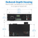 Tripp Lite 120VAC 24VDC 1500VA 1200W Extreme Temperature Network UPS for Industrial and Traffic Networks, 3U, Hardwire