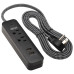 Tripp Lite TLP206USB surge protector Black 2 AC outlet(s) 110 - 125 V 1.83 m
