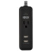 Tripp Lite TLP104USB surge protector Black 1 AC outlet(s) 110 - 125 V 1.22 m