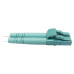 Tripp Lite N846D-01M-16EMG 400G Multimode 50/125 OM4 Plenum Fiber Optic Breakout Cable, 16F MTP/MPO-APC to (x4) LC Duplex (F/M), Magenta, 1 m
