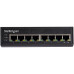 StarTech.com Industrial 8 Port Gigabit PoE Switch - 30W - Power Over Ethernet Switch - GbE PoE+ Unmanaged Switch - Rugged High Power Gigabit Network Switch IP-30/-40 C to 75 C