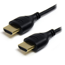 StarTech.com 91cm Slim HDMI Cable - 4K High Speed HDMI Cable with Ethernet - 4K 30Hz UHD HDMI Cord - 10.2 Gbps Bandwidth - HDMI 1.4 Video / Display Cable 36AWG - HDCP 1.4 - Thin HDMI Cable~3ft Slim HDMI Cable - 4K High Speed HDMI Cable with Ethernet - 4K 