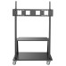 Tripp Lite DMCS60105XXDD Heavy-Duty Rolling TV Cart for 60” to 105” Flat-Screen Displays, Locking Casters, Black