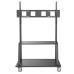 Tripp Lite DMCS60105XXDD Heavy-Duty Rolling TV Cart for 60” to 105” Flat-Screen Displays, Locking Casters, Black