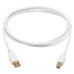 Tripp Lite U022AB-006-WH Safe-IT USB 2.0 A to B Antibacterial Cable (M/M), White, 6 ft. (1.83 m)