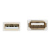 Tripp Lite U024AB-003-WH Safe-IT USB 2.0 Antibacterial Extension Cable (A M/F), USB 2.0, White, 3 ft. (0.91 m)