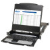 Tripp Lite B030-DP16-17D NetDirector 16-Port DisplayPort KVM Switch Console with 17 in. LCD, Dual Rail, 1U Rack-Mount