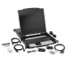 Tripp Lite B030-DP16-17DIP NetDirector 16-Port DisplayPort KVM Switch Console with 17 in. LCD, IP Remote Access, Dual Rail, 1U Rack-Mount